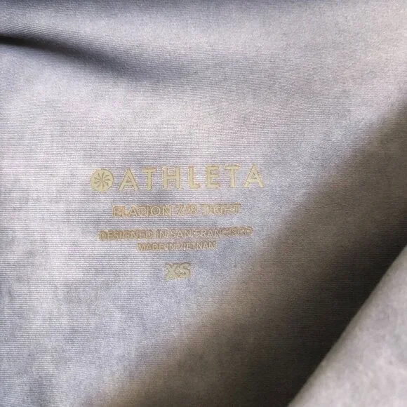 ATHLETA‎ Elation Watercolor Stripe 7/8 Tight XS Size - Picture 7 of 10